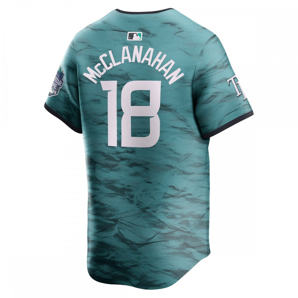 Shane McClanahan American League 2023 MLB All-Star Game Limited Player Jersey - Teal-Pro Kit Vault | Brand New 26/27 Sports Jerseys
